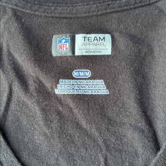 Carolina Panthers Womens NFL Apparel Shirt Blue Black - Medium - Picture 2 of 7